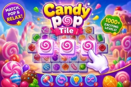 Candy  pop Tile – Match 3 Puzzle Game