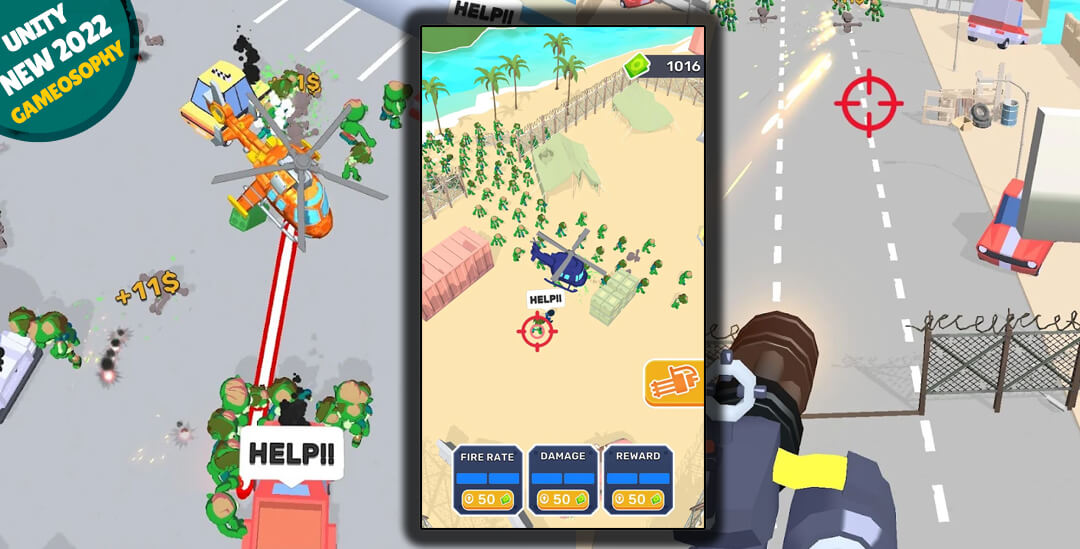 Idle Helicopter - Unity Game