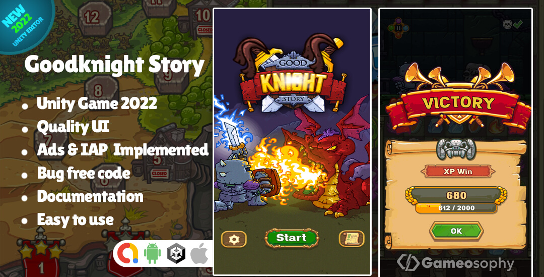 Good knight Story Ready Made Game Code