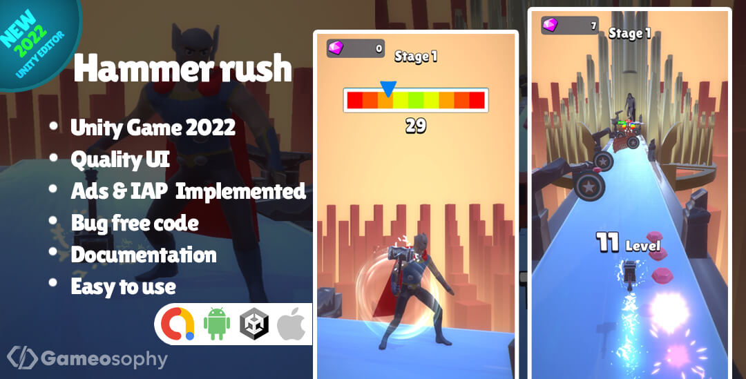 Hammer Rush Unity Code