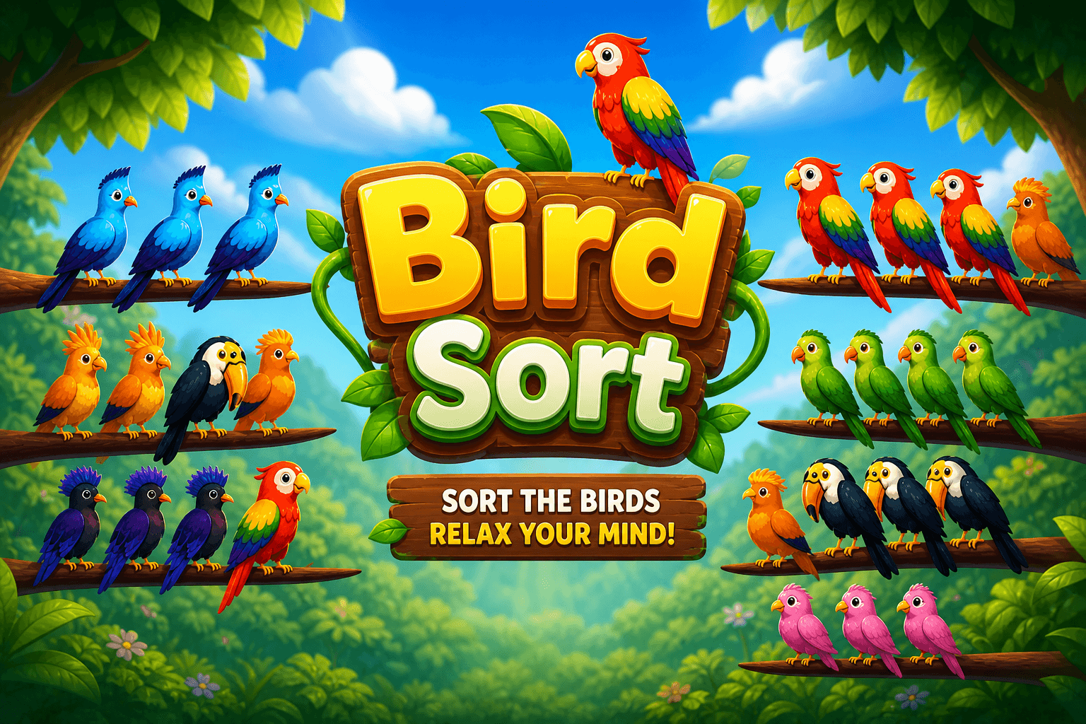 Bird Sort – Color Puzzle Game