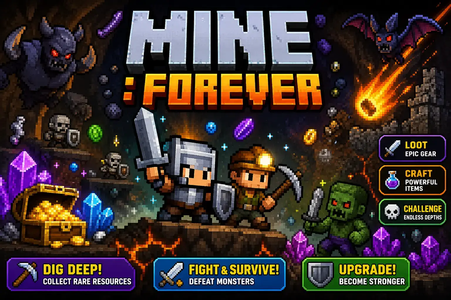 MINE : FOREVER | Unity game