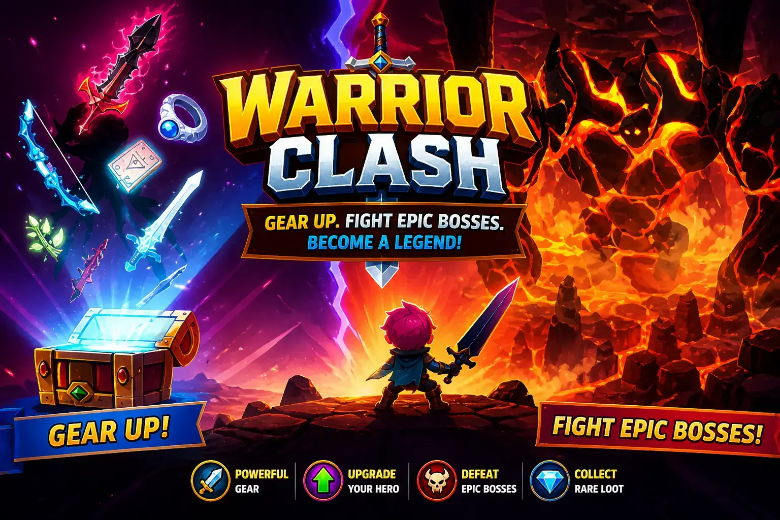 Warrior Clash: Idle Defense Master