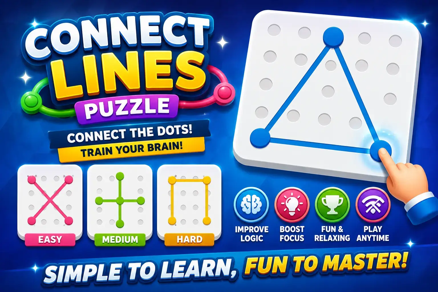 Connect Lines Puzzle Game Source Code Unity