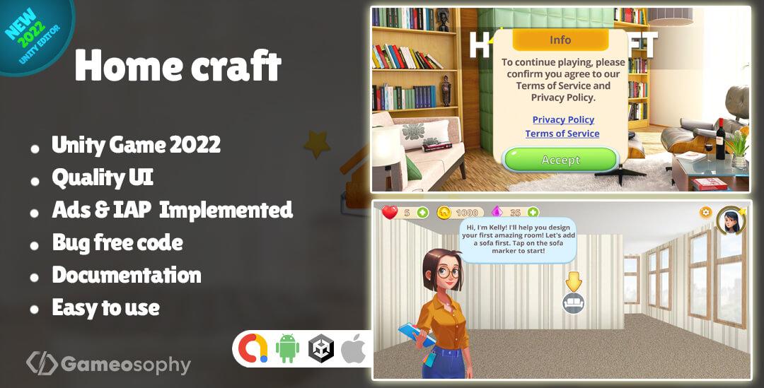 Home Craft Unity Game