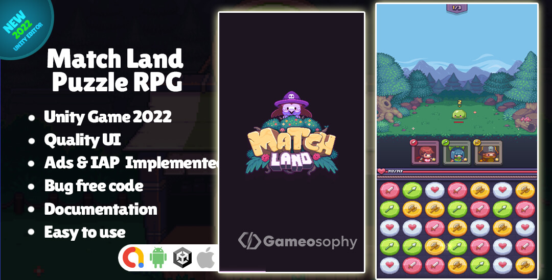 Match Land Puzzle RPG 3d Game Code