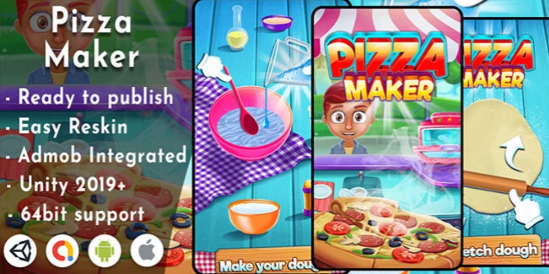 Unity Pizza Maker Project Available Now