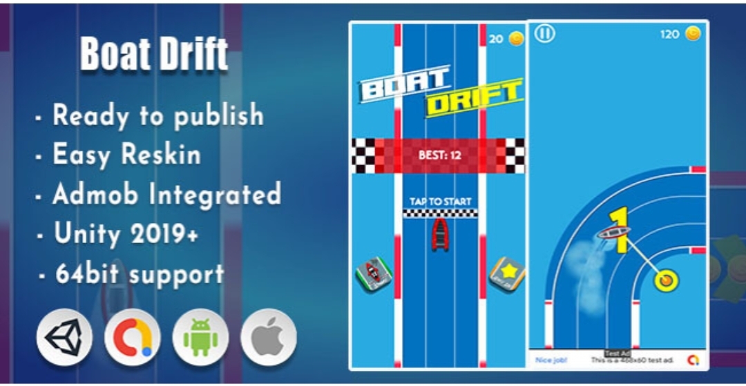 Boat Drift – Unity Game