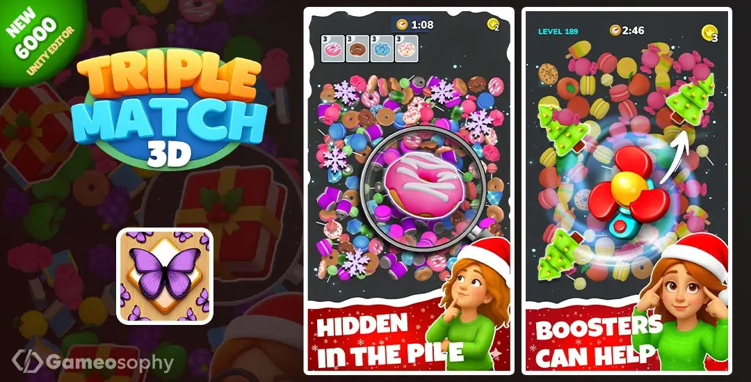 Triple Match 3D | Unity Game